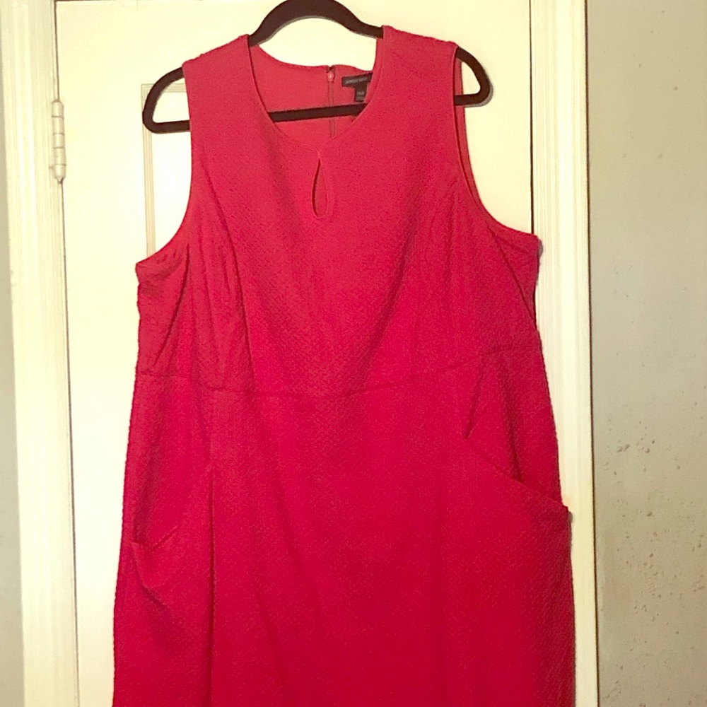 Lands End Plus Size Pink Dress
